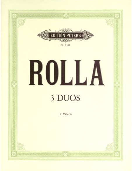 ROLLA A.-Duos (3) for 2 Violas