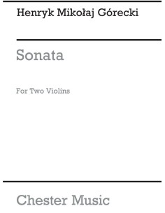 GORECKI H.M.-Sonate Op.10 für 2 Violinen