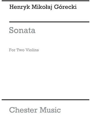 GORECKI H.M.-Sonate op.10 pour 2 violons