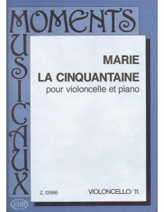 GABRIEL MARIE J.-La Cinquantaine for Cello and Piano (Pejtsik)