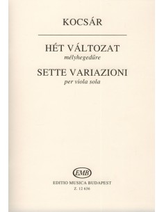 KOCSAR M.-Variations (7) for Viola