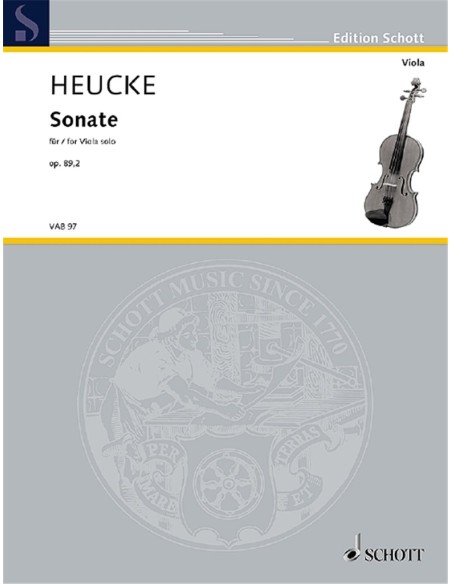 HEUCKE S.-Sonata Op.89 n. 2 per viola