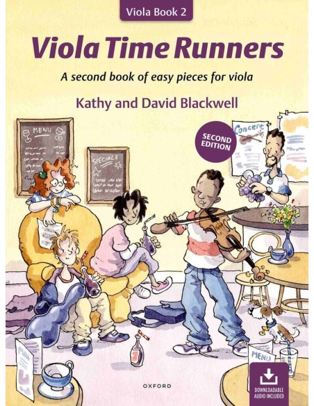 BLACKWELL K.-Viola Time Runners (Second Book) for Viola (Online Audio)