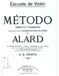 ALARD D.-8° Metodo per Violino