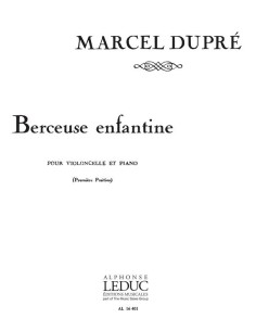 DUPRE M.-Berceuse Enfantine per violoncello e pianoforte