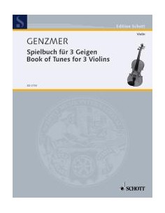GENZMER H.-Spielbuch per 3 violini