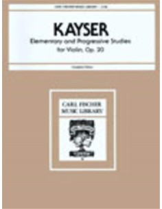 KAYSER H.E.-Etüden Op.20 für Violine