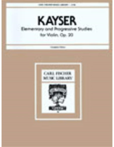 KAYSER H.E.-Etüden Op.20 für Violine