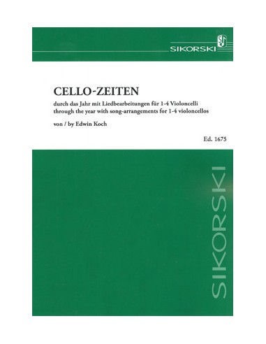 KOCH E.-Cello Zeiten pour 4 violoncelles