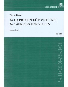 RODE P.-Caprichos (24) für Violine (Schmidtner)