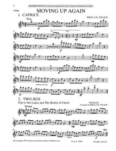 NELSON S.M.-Moving Up Again for Violin