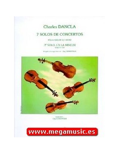DANCLA C.-Solo from Concerto No. 3 Op.77 in A minor for Violin and Piano (Comentale)