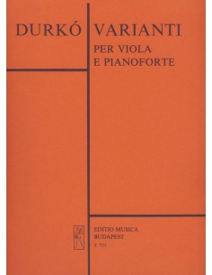 DURKO Z.-Varianti per Viola e Pianoforte