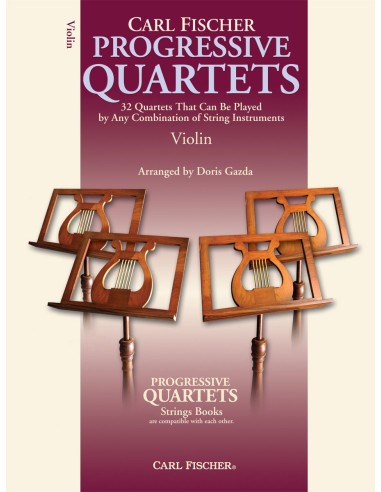 GAZDA D.-Progressive Quartets for Violin para Violin