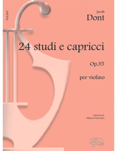 DONT J.-Studi e Capricci Op.35 per Violino (Poltronieri)
