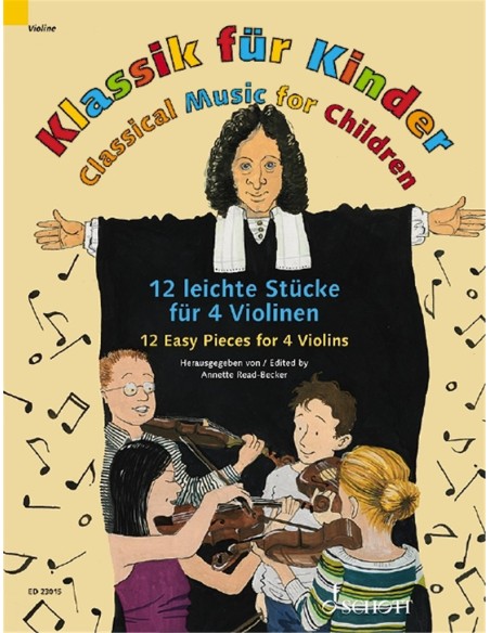 READ BECKER A.-Klassik für Kinder für 3 oder 4 Violinen