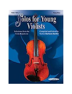 BARBER B.-Solos For Young Violists Vol.4 für Viola und Klavier