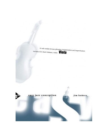 SNIDERO J.-Easy Jazz Conception per Viola (Inc.CD)
