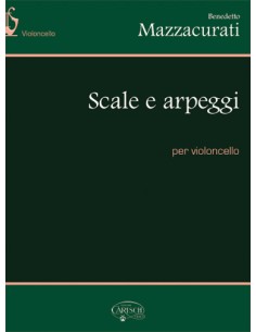 MAZZACURATI B.-Tonleitern und Arpeggien für Violoncello