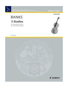 BANKS D.-Studi (3) per Violoncello e Pianoforte