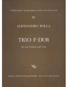 ROLLA A.-Trio in Fa maggiore per 2 violini e viola