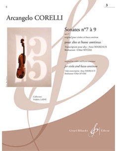 CORELLI A.-Sonate Op.5 n. 7-9 per viola e pianoforte (grave)