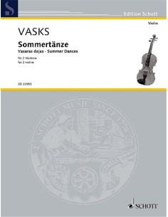 VASKS P.-Summer Dances for 2 Violins