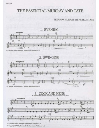 MURRAY E.-L'essenziale Murray e Tate per violino