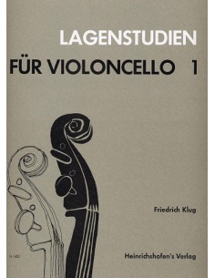 KLUG F.-Lagenstudien Vol.1 pour violoncelle
