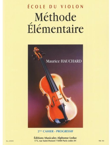 HAUCHARD M.-Methode Elementaire Vol.2: Progressive for Violin