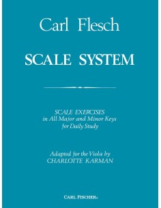 FLESCH C.-Das Skalensystem für Viola (Karman)