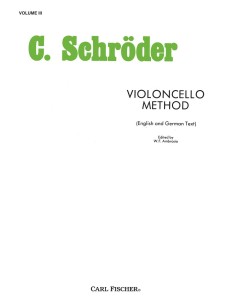 SCHROEDER A.-Méthode Violoncelle Vol.3 pour violoncelle (Ambrosio)