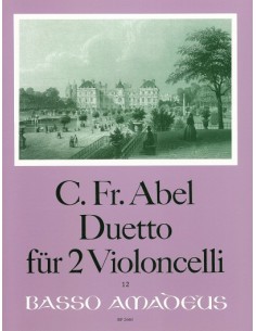 ABEL C.F.-Dueto para 2 Violoncellos (Morgan)
