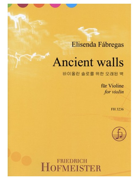FABREGAS E.-Murs anciens pour violon