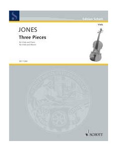 JONES D.-Pieces (3) per Viola e Pianoforte