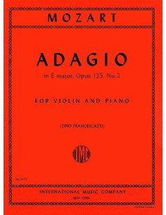 MOZART W.A.-Adagio (K.261) in E Major for Violin and Piano (Francescatti)
