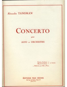 TANSMAN A.-Concerto per viola e pianoforte