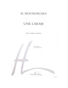 MOUSSORGSKY M.-Tear for Violin and Piano (Gonzales)