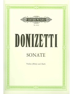 DONIZETTI G.-Sonate für Violine (Flöte) und Klavier (Harfe) (Meylan)