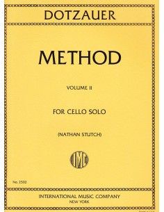 DOTZAUER J.J.F.-Method Vol.2 pour violoncelle (Stutch)