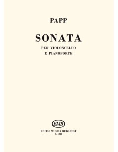 PAPP L.-Sonate pour violoncelle et piano