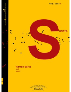 BARCE R.-Sonata para Violin