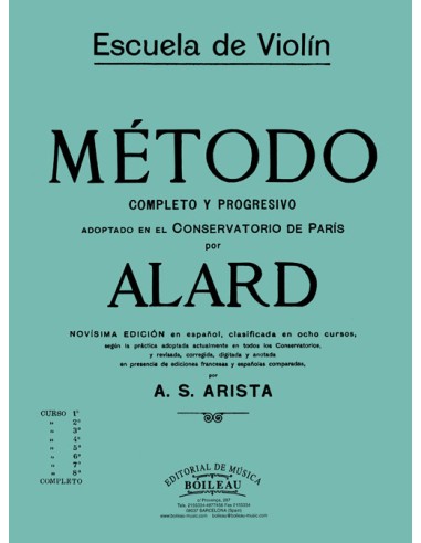 ALARD D.-2. Methode für Violine