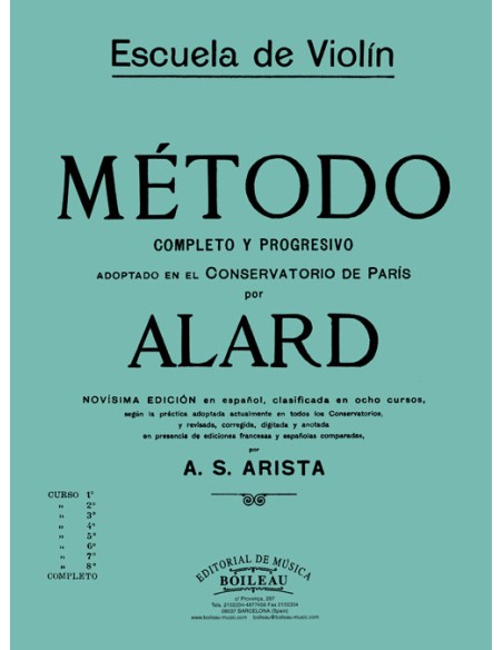 ALARD D.-2nd Method for Violin