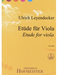 LEYENDECKER U.-Etüde für Viola