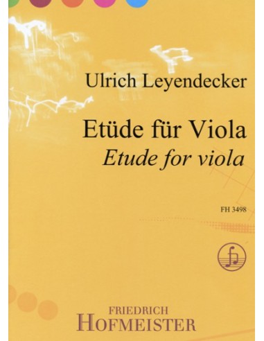LEYENDECKER U.-Etüde für Viola