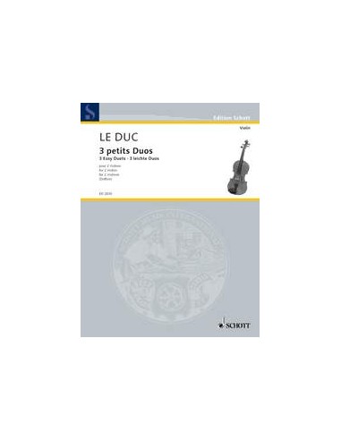 LE DUC S.-Easy Duets (3) per 2 violini (Doflien)