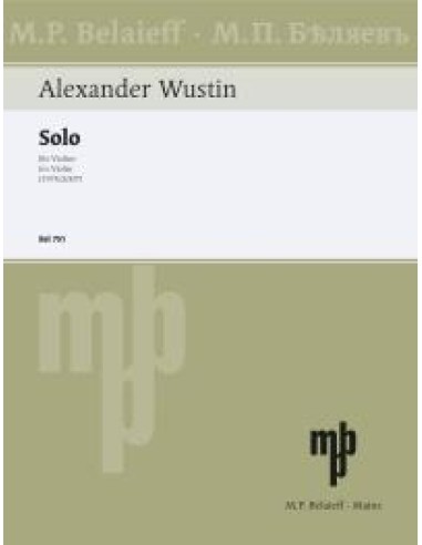 WUSTIN A.-Solo pour violon