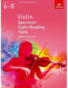 ABRSM-Specimen Sight Reading Tests Grades 6/8 for Violin