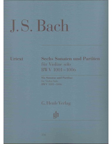 BACH J.S.-Sonate e Partite per Violino (Urtext)